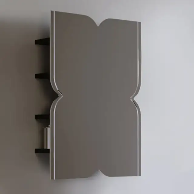 Devon&Devon Papillon cabinet Зеркало шкаф 55xh80x14cм, с деревянными полкам