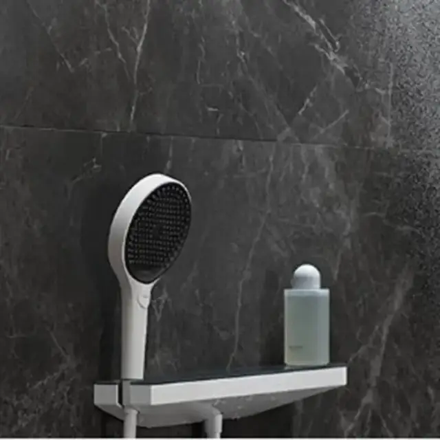 Hansgrohe Rainfinity Шланговое соединение с держателем для душа Porter 500 и полкой L, цвет: белый