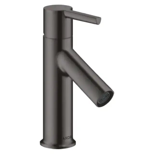 Axor Starck Смеситель для раковины 80, на 1 отв., с донным клапаном, цвет: шлифованный черный хром