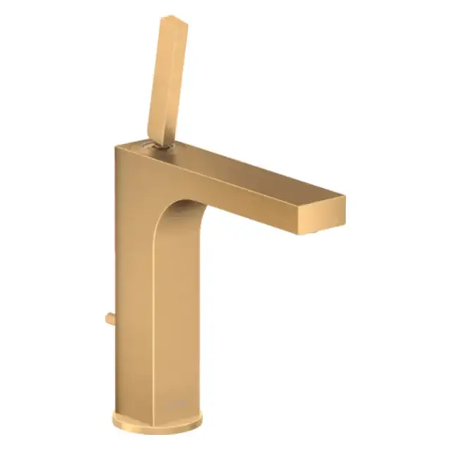 Axor Citterio, Смеситель для раковины 160, на 1 отв., с донным клапаном, цвет: шлифованная медь