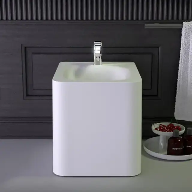 KNIEF Glam Биде напольное  58х39х42 см, с 1 отв под смеситель, цвет: белый