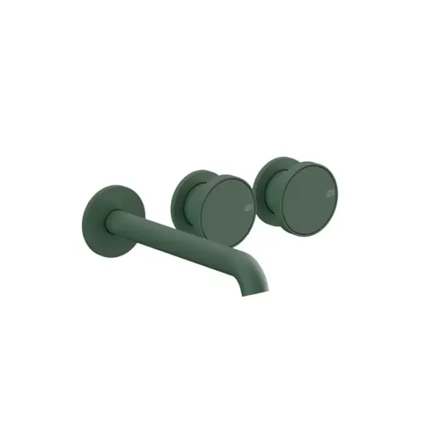 Gessi Origini Смеситель для раковины встраиваемый с изливом на 3 отв, цвет: Matte Agave