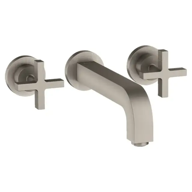 Axor Citterio Смеситель для раковины 222, встраиваемый, излив: 22.2см., цвет: сталь