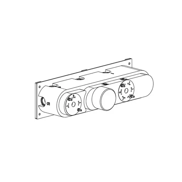 Carimali Встраиваемая часть термостатического смесителя на 6 положений