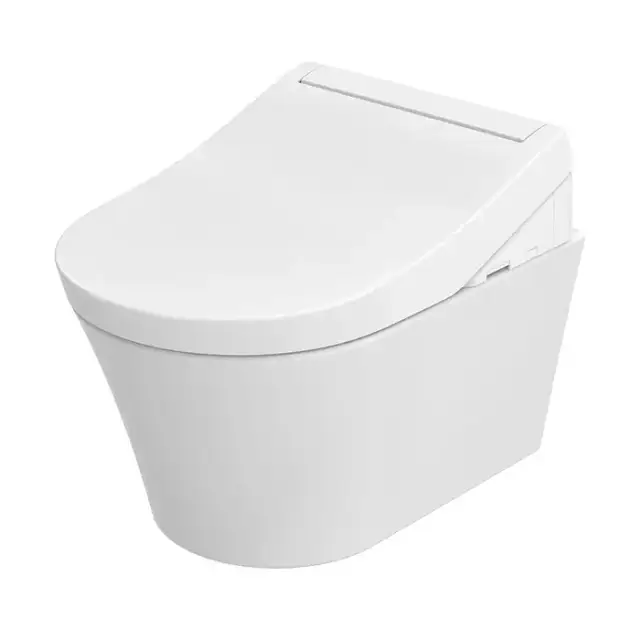 TOTO GP Унитаз подвесной 38x54cм, безободковый, tornado, CeFiONtect, cиденье Washlet, цвет: белый