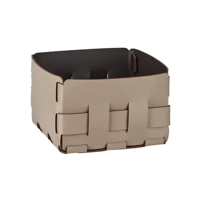 Colombo Adj Корзинка Mini Bottega, 19x19H13 см , цвет: капучино/шоколад