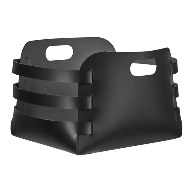 Colombo Adj Корзина Riga 27x36хH25см., настольная, цвет: черный/серый