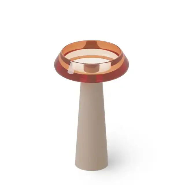 Dea Design Pedestal Basin Раковина 54.5x54.5х90см., напольная, без отв., Glasstech, прозрачная смола, цвет: Brown Copper R9