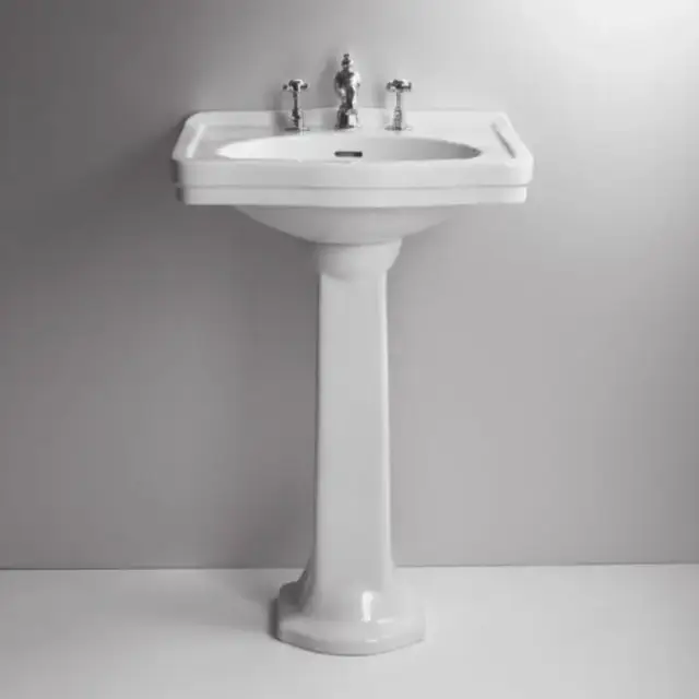 SIMAS Londra Раковина 58х45 см, 3 отв., цвет: белый