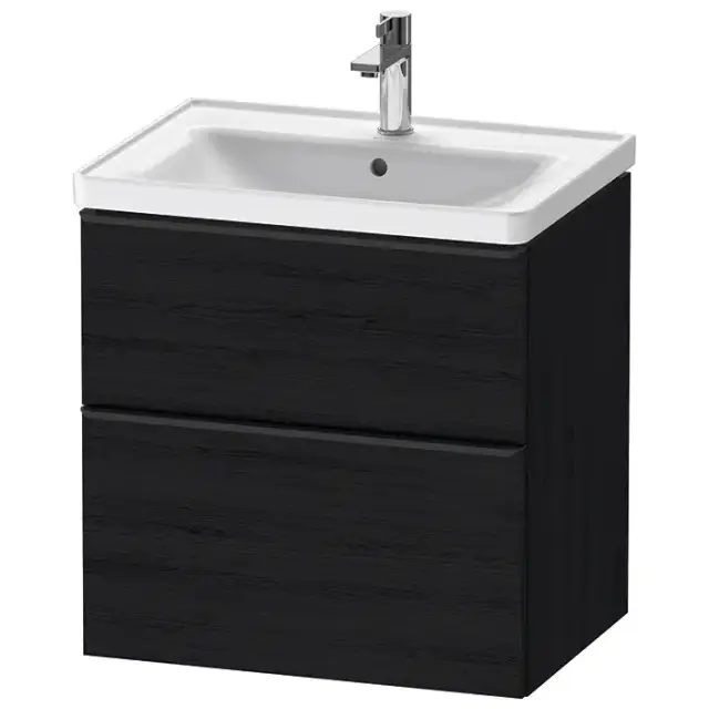Duravit D-Neo Тумбочка подвесная 63.4x45.2х62.5см., раковина, 1 ящик, цвет: Black Oak