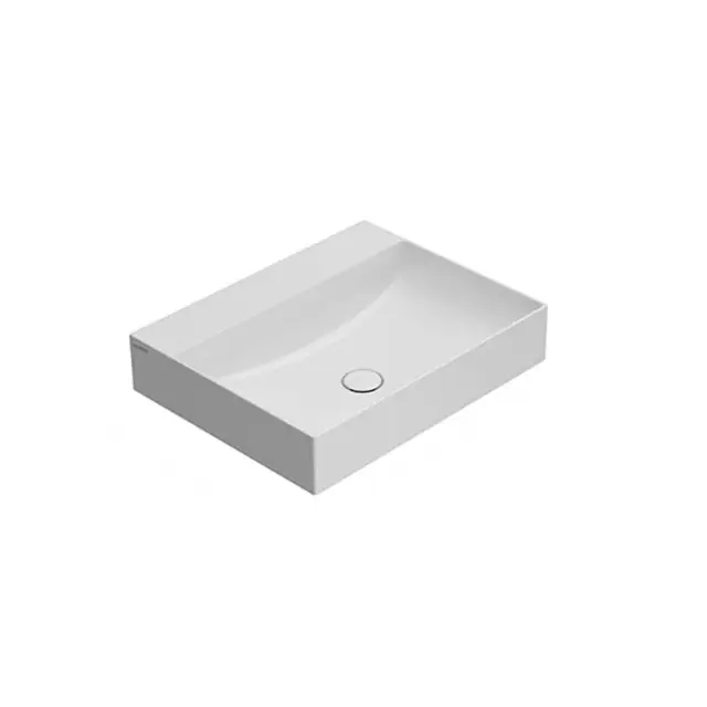 Globo T-Edge Раковина подвесная/накладная 60х47хh14см, без отв, цвет: белый