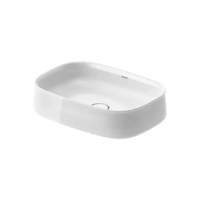 Duravit  Zencha Раковина накладная 55х39х14 см, без отв под смеситель, цвет: белый гляневый