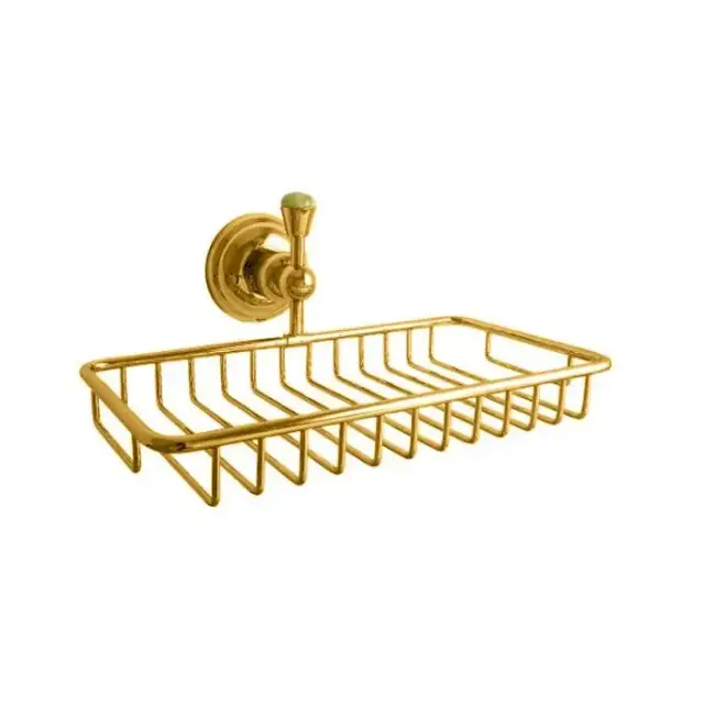 Nicolazzi Onice Полочка-решетка прямоугольная, подвесной, цвет: золото