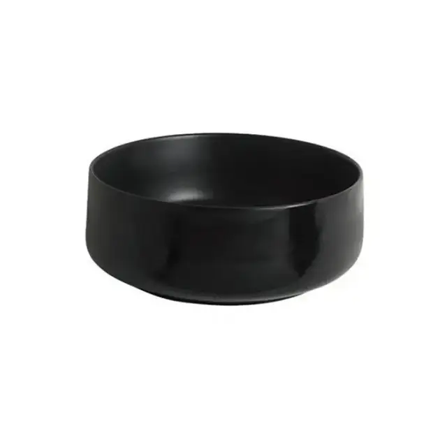 Artceram Cognac Раковина накладная Ø35 см, saniglaze, цвет: черный матовый