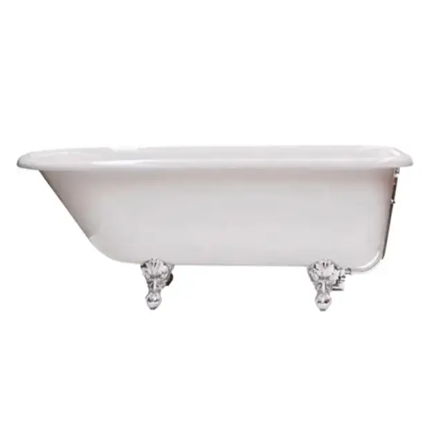 KNIEF  ROLL TOP XL Ванна отдельностоящая 170x70x60см., на ножках хром, без слива-перелива, цвет: белый