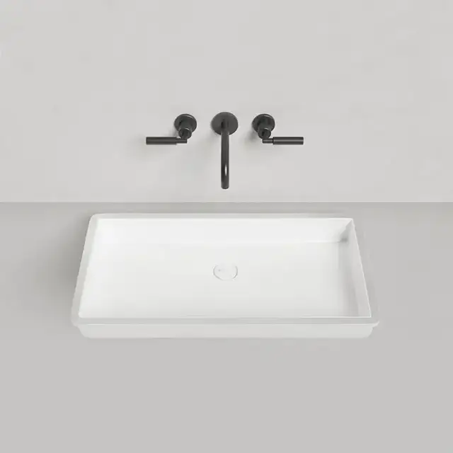 Salini MAREA 10 Раковина 75х40см, материал: S-Sense, цвет: белый