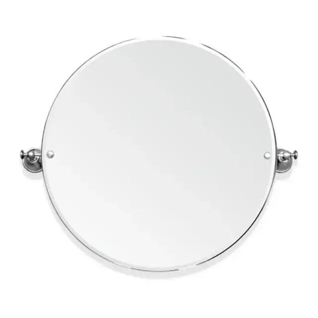 TW Harmony 023, вращающееся зеркало круглое 69х60см, цвет: хром