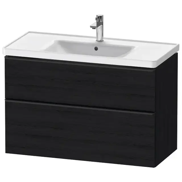 Duravit D-Neo Тумбочка подвесная 98.4х45.2х62.5см., раковина, 1 ящик, цвет: Black Oak
