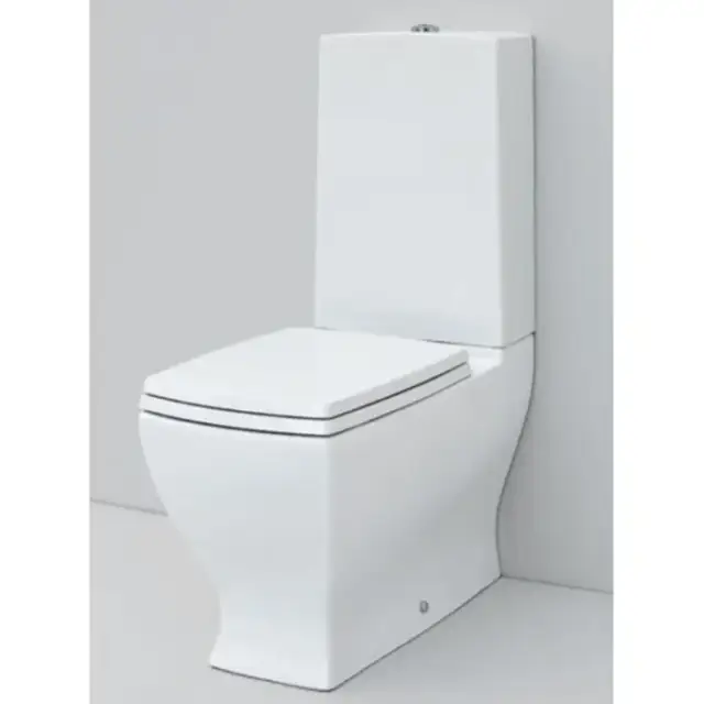 Artceram JAZZ унитаз моноблок 69х36см слив универсальный , с креплением, цвет: белый/хром