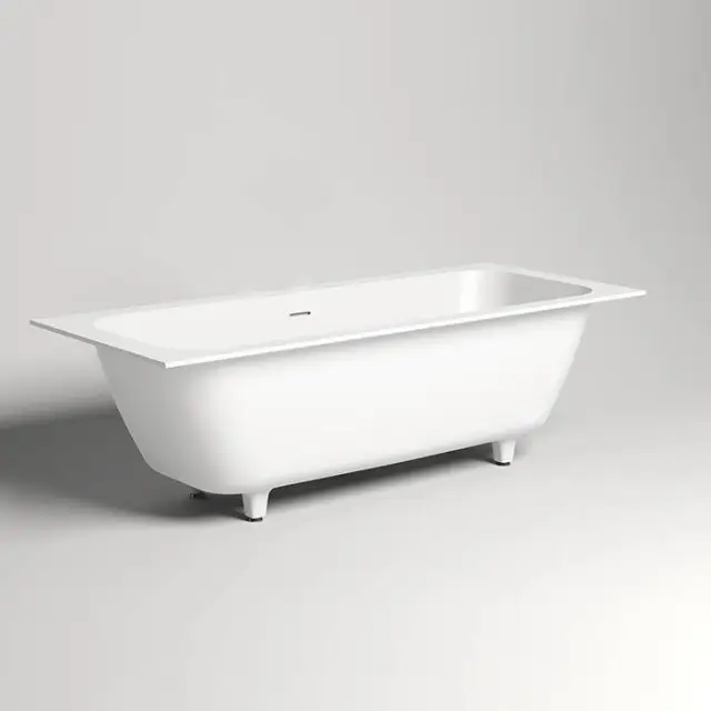 Salini Orlanda Axis Встраиваемая ванна на ножках 180х80х60cм., 