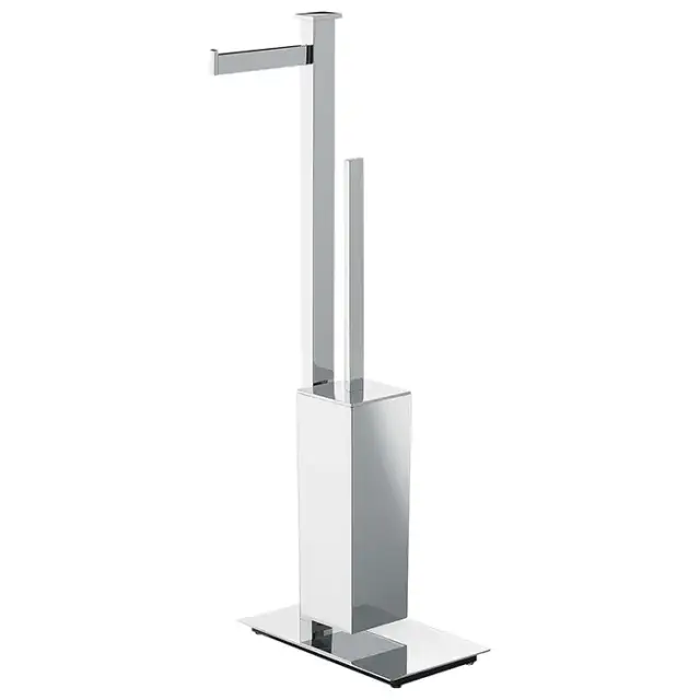 Colombo Units Напольная стойка с держателем т/б и ершом, SX, цвет: хром