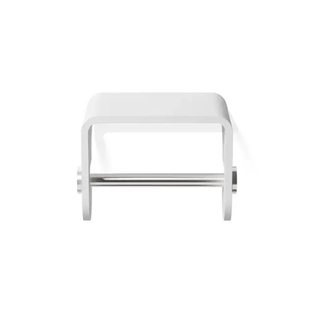 Decor Walther Stone TPH4 Держатель туалетной бумаги, подвесной, цвет: белый / сталь матовая