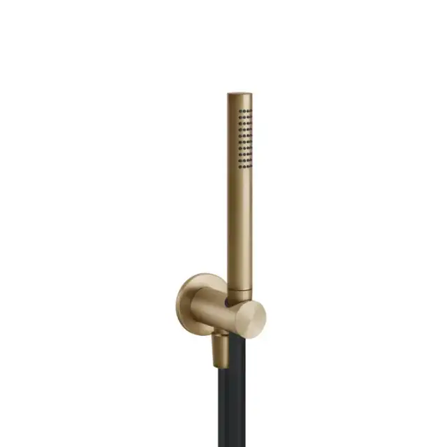 Gessi 316 Душевой комплект: ручной душ, держатель, шланг 150см, цвет: warm bronze brushed pvd