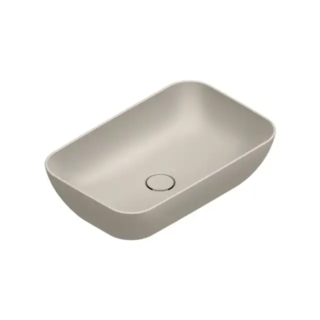 Catalano Green Раковина 60x38см накладная, без отв., цвет: Sabbia Satinato