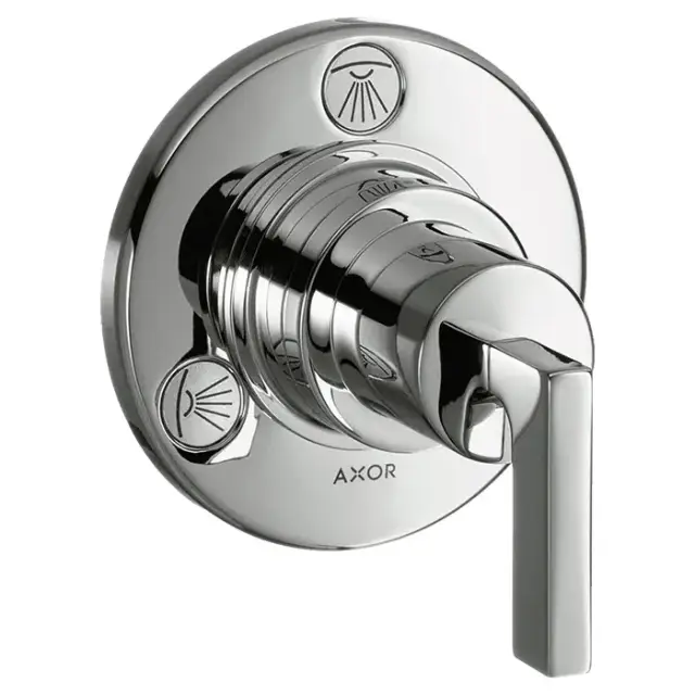 Axor Citterio Встраиваемый запорный вентиль, переключателем потоков на 3-4источника, цвет: хром