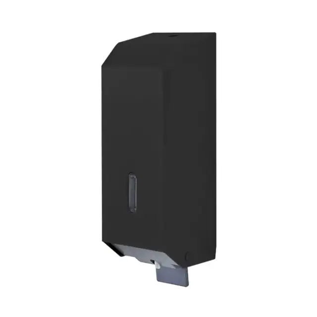 3SC Hotel Дозатор для жидкого мыла, настенный, 1.2 литра, цвет: черный матовый