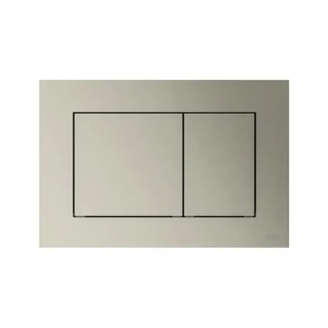 TECEnow Панель смыва унитаза для системы двойного смыва, цвет: никель металлик