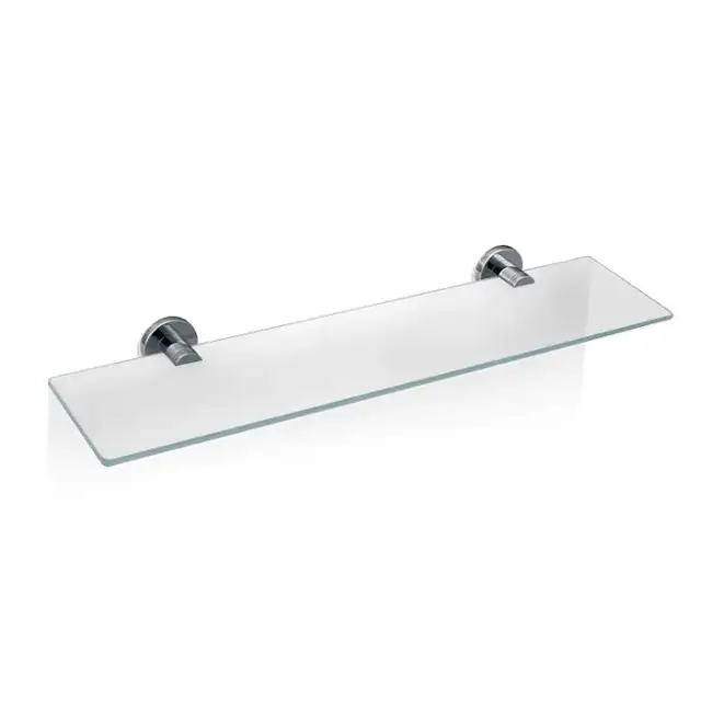 Decor Walther Basic GLA60 Полка стеклянная 60x14см, подвесной, цвет: хром