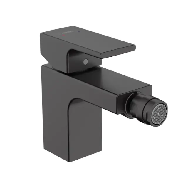 Hansgrohe Vernis Shap Blen Смеситель для биде, однорычажный, с донным клапаном, цвет: матовый черный