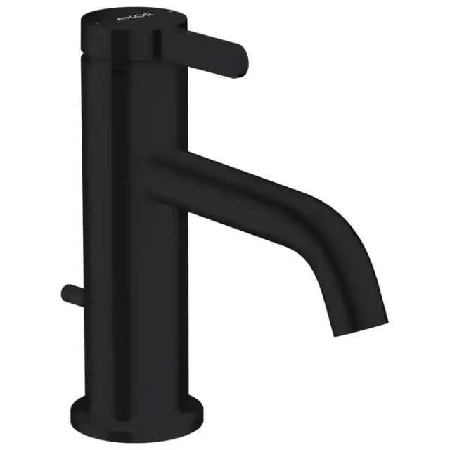 Axor One Смеситель для раковины, 1 отв., излив h70мм, цвет: черный матовый