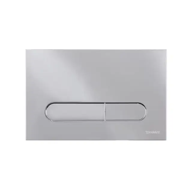 Duravit DuraSystem Beta 100 Клавиша смыва для унитаза, двойной смыв, цвет: хром