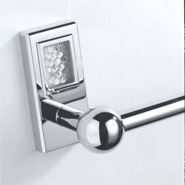 THG Métropolis à manettes cristal clair Полотенцедержатель 60см, подвесной, цвет: хром/прозрачный хрусталь