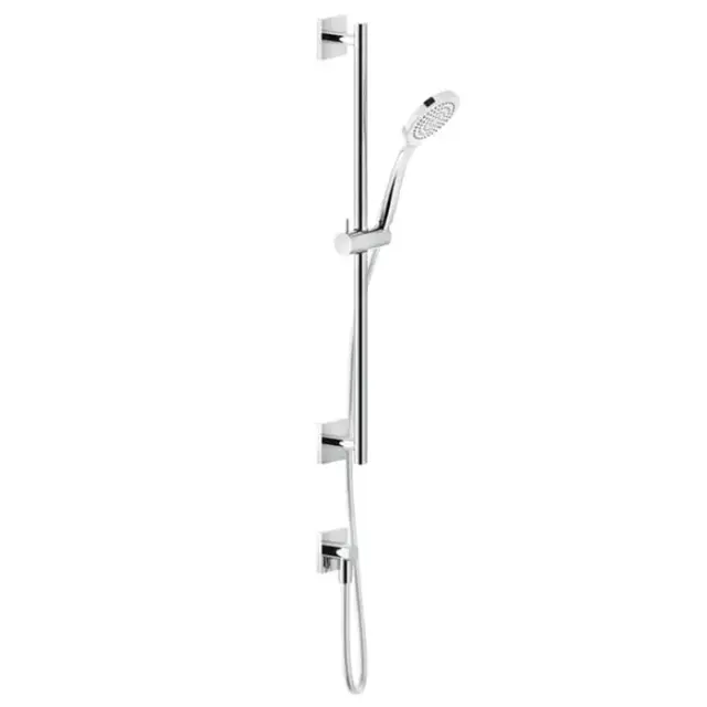 Gessi Rilievo Штанга в комплекте с душевой лейкой, шланг 1,50 м, вывод воды из стены, цвет: хром