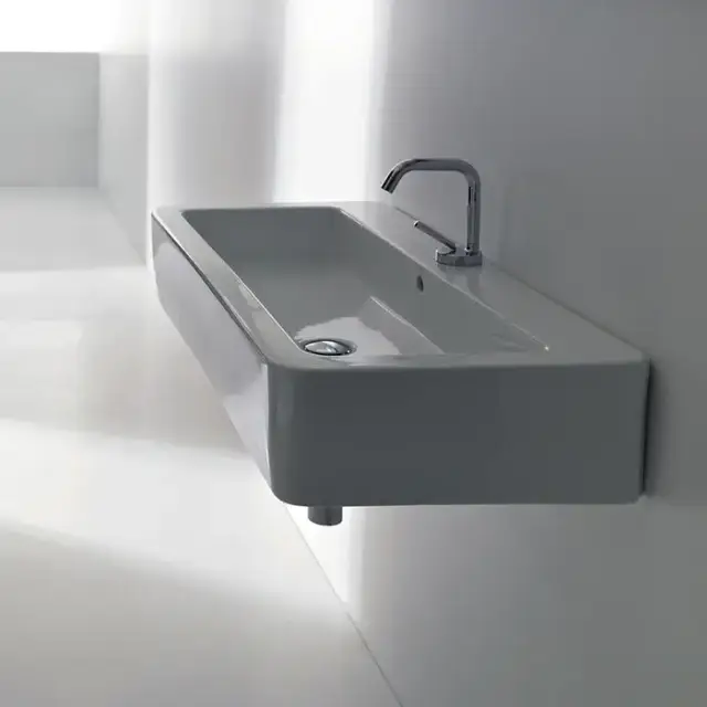 Kerasan Ego Раковина 90х43см., подвесная, с 1 отв., цвет: белый