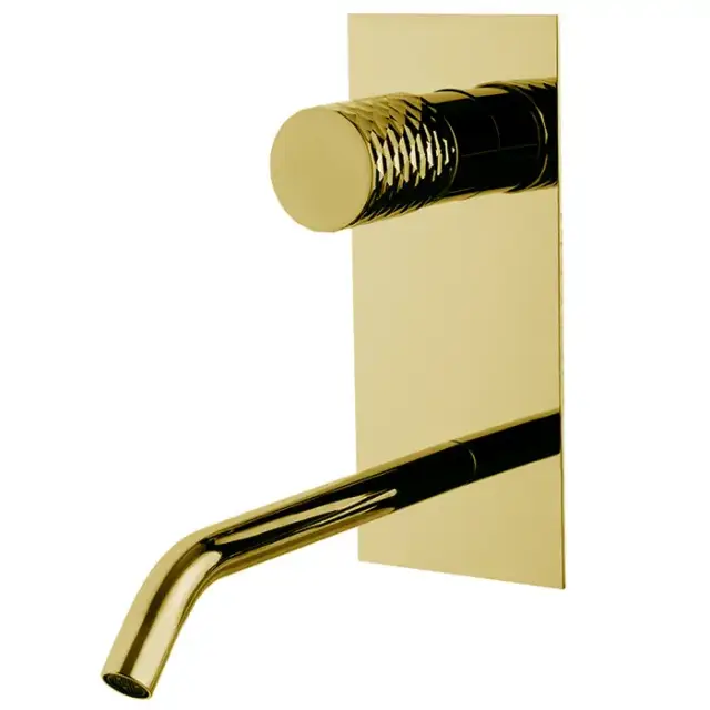 Fima Carlo Frattini Spillo Tech Cмеситель для раковины, встраиваемый, излив: 20.3см., цвет: золото