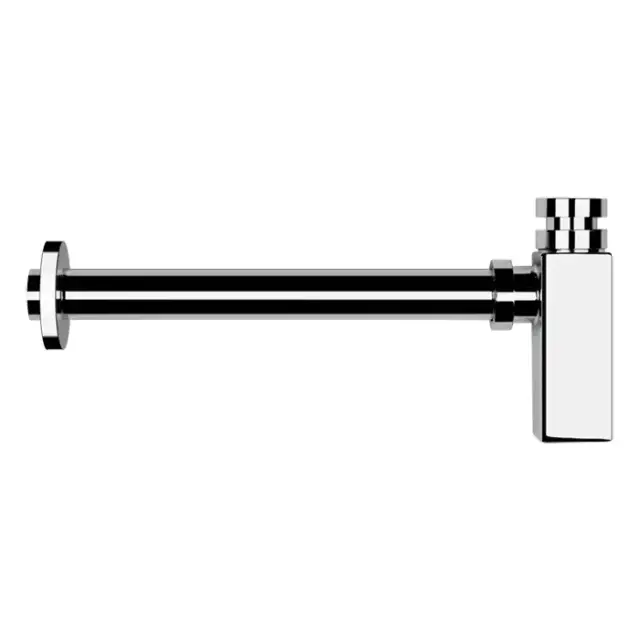 Gessi Eleganza Сифон для раковины квадратный, под донный клапан, цвет: хром