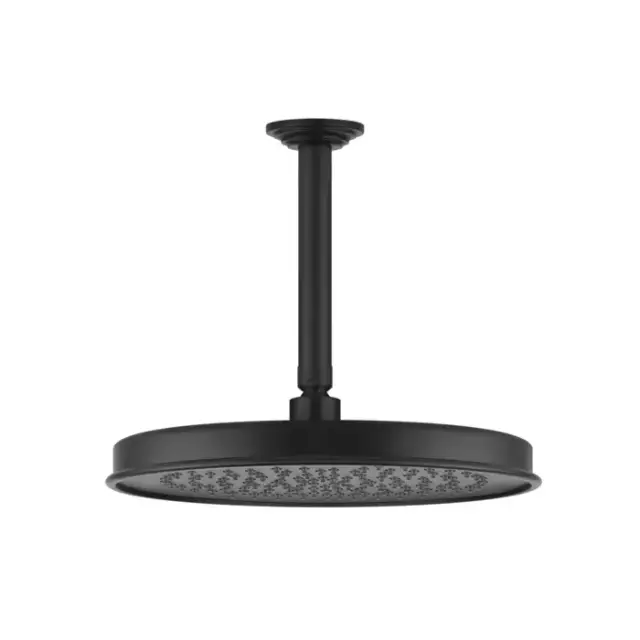 Gessi Venti20 Верхний душ Ø300 мм., с потолочным держателем 293 мм., цвет: черный матовый