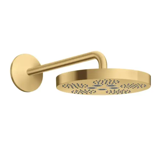 Axor One Верхний душ Ø280 мм., с настенным держателем 389 мм., цвет: шлифованное золото