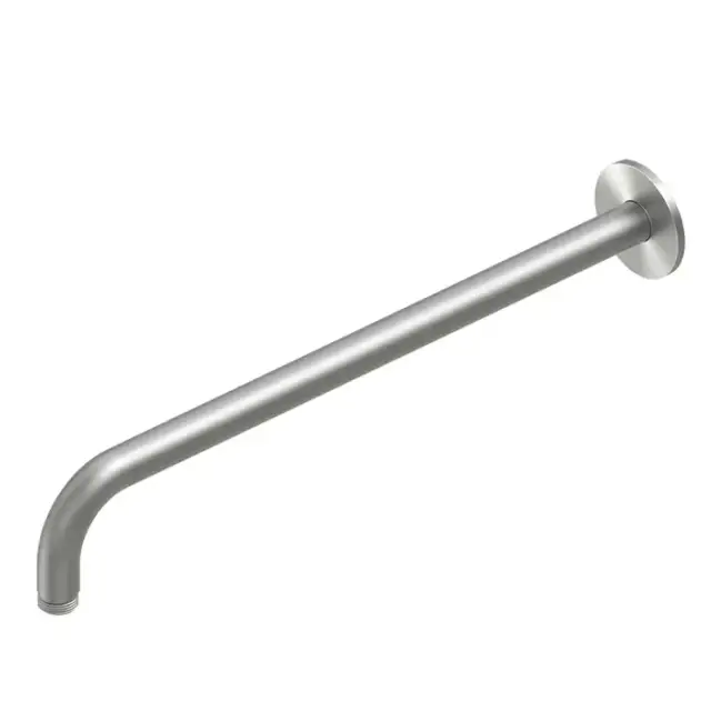 QuadroDesign Держатель верхнего душа, 40см, настенный, цвет: brushed stainless steel