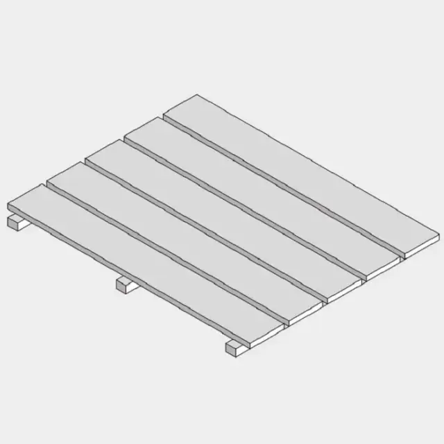 Effegibi Набор дорожек био-сауны Sky Corner 80, угловая, цвет: канадский хемлок