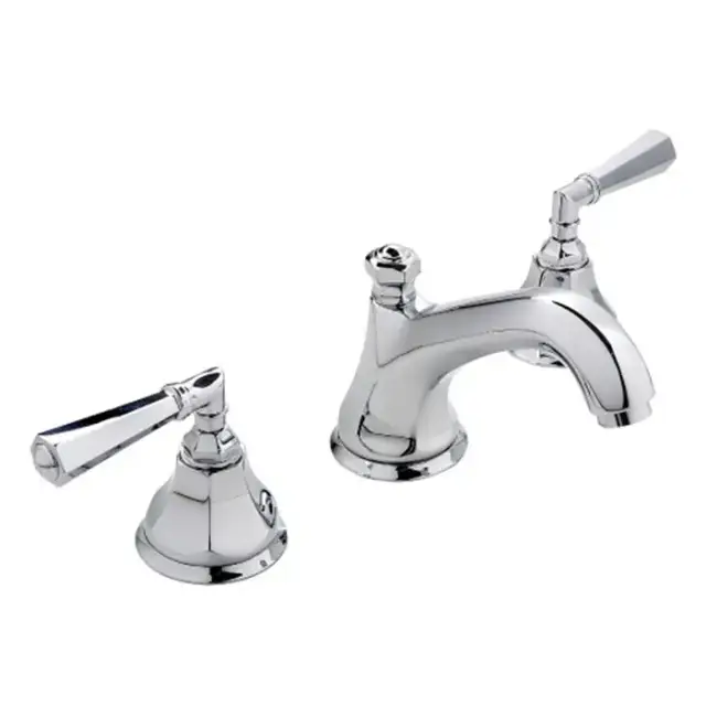 Nicolazzi Teide Смеситель для раковины на 3 отверствия, с донным клапаном, ручки Crystal lever, цвет: хром