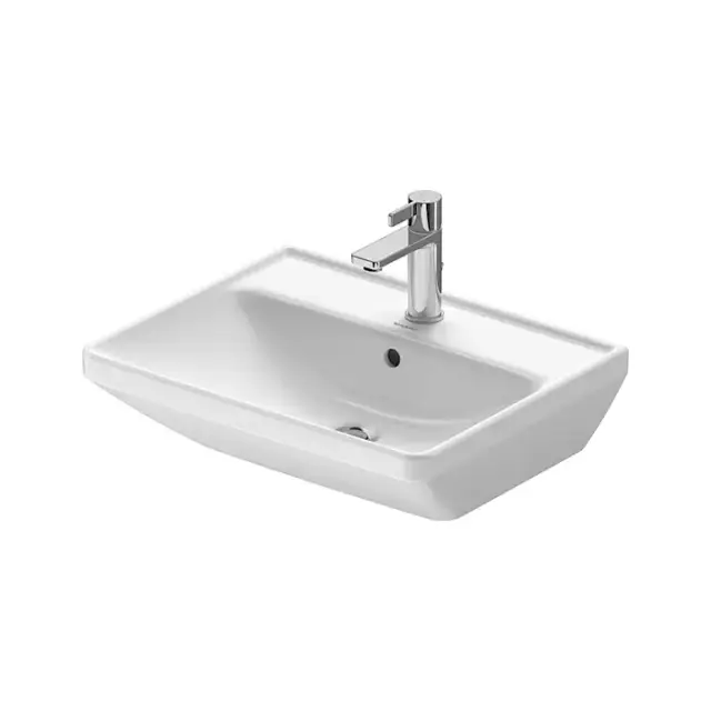 Duravit D-Neo Раковина накладная 55х44см, с переливом, с 1 отв., цвет: белый