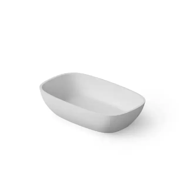 Dea Design Washbasins Раковина 60х36х14см., накладная, без отв., Solid Surface, цвет: White №18