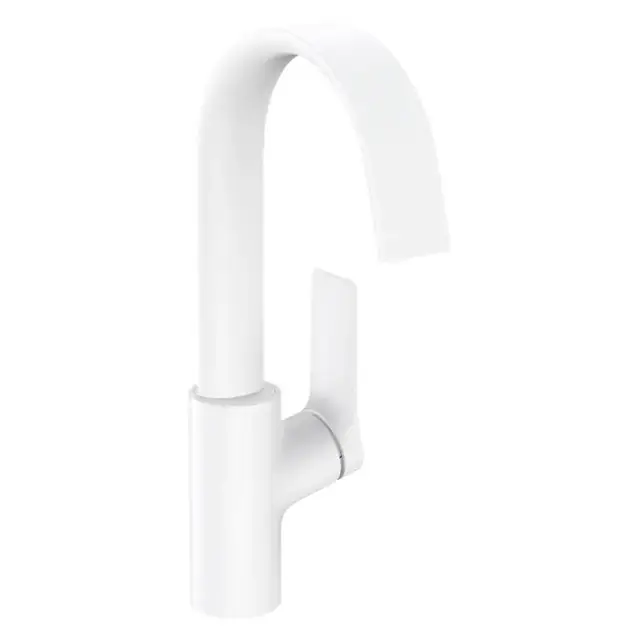 Hansgrohe Vivenis Смеситель для раковины 210, на 1 отв., с поворотным изливом, цвет: белый матовый