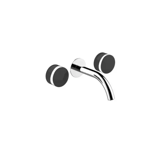 Fantini Nice Смеситель для раковины, настенный, излив: 200 мм, цвет: хром