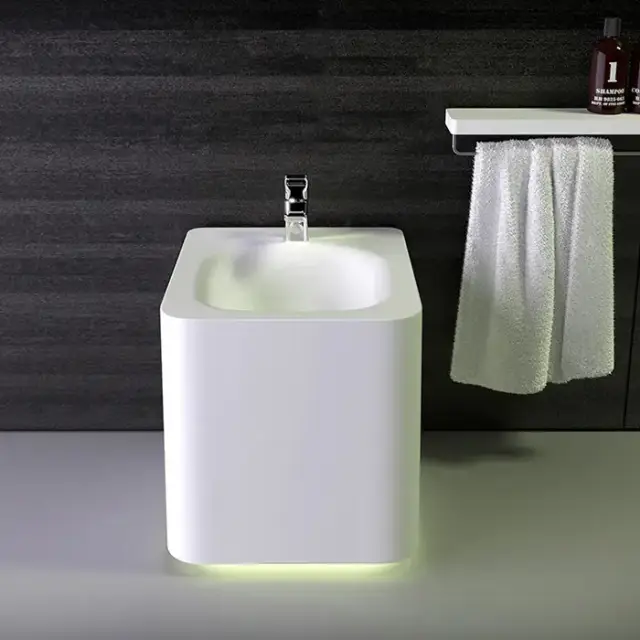 KNIEF Shine Биде напольное 58х39х41 см, с 1 отв под смеситель, цвет: белый